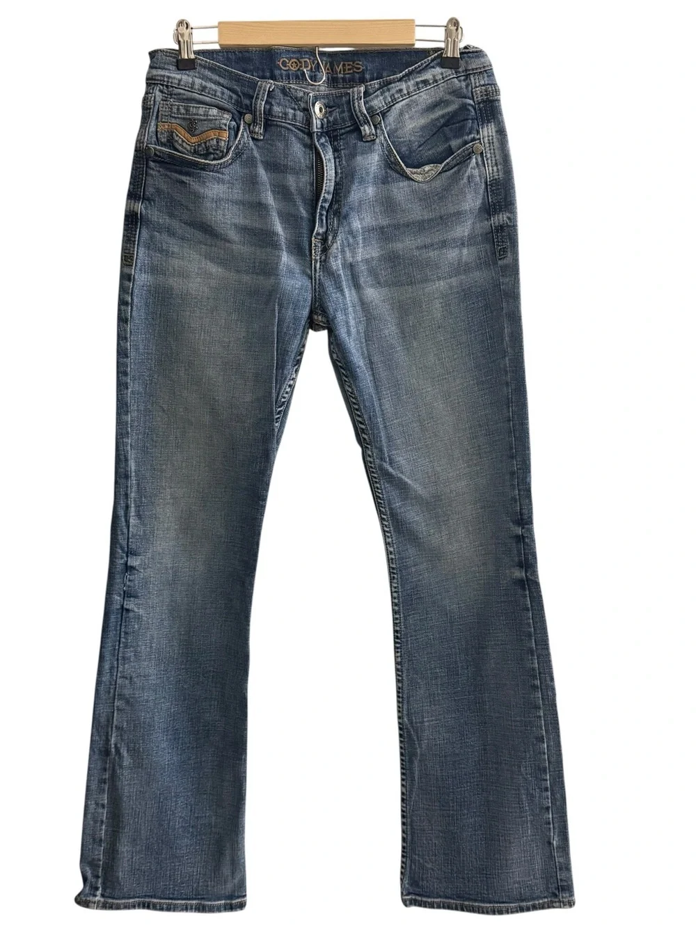 Cody James Bootcut Jeans Mens 33x34 Medium Wash Western Cowboy Rodeo